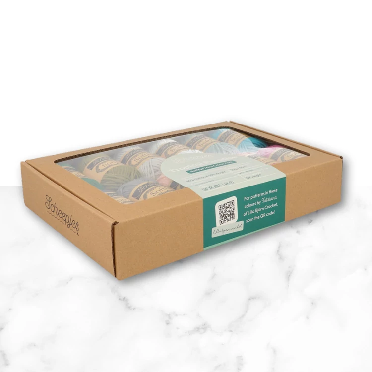 Scheepjes Softfun Color Pack - Tropical Paradise - 12 gombolyag fonal  - 12 balls of yarn