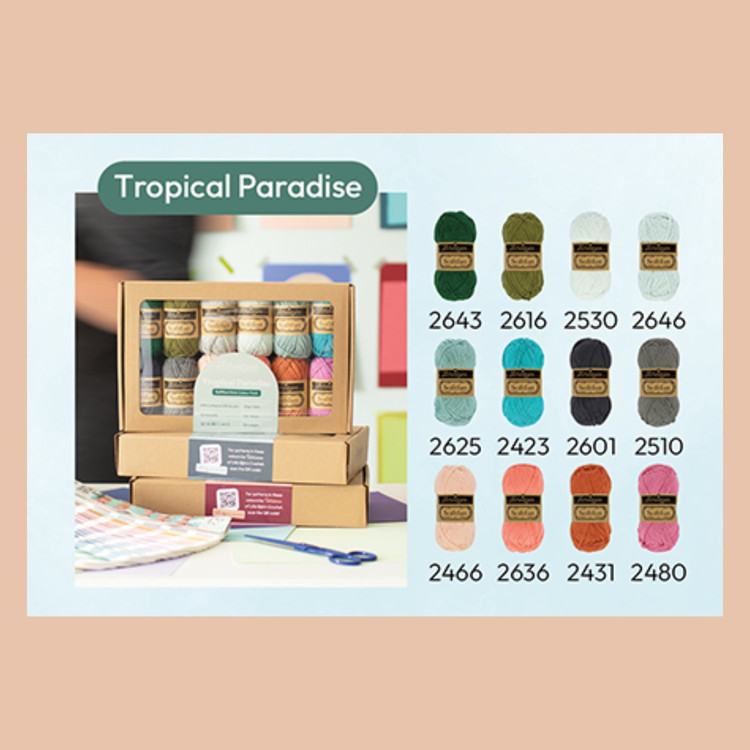 Scheepjes Softfun Color Pack - Tropical Paradise - 12 gombolyag
