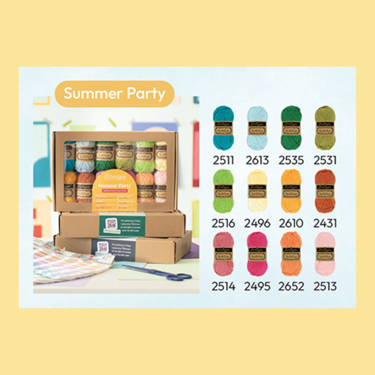 Scheepjes Softfun Color Pack - Summer Party - 12 gombolyag