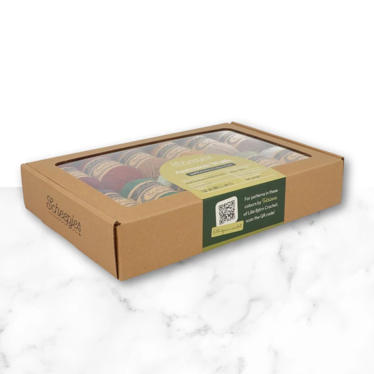 Scheepjes Softfun Color Pack - Autumn Walk - 12 gombolyag fonal  - 12 balls of yarn