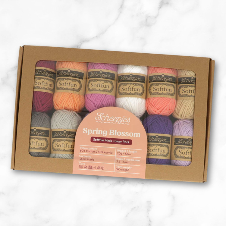 Scheepjes Softfun Color Pack - Spring Blossom - 12 gombolyag