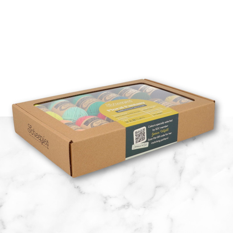 Scheepjes Softfun Color Pack - Floral Fantasy - 12 gombolyag