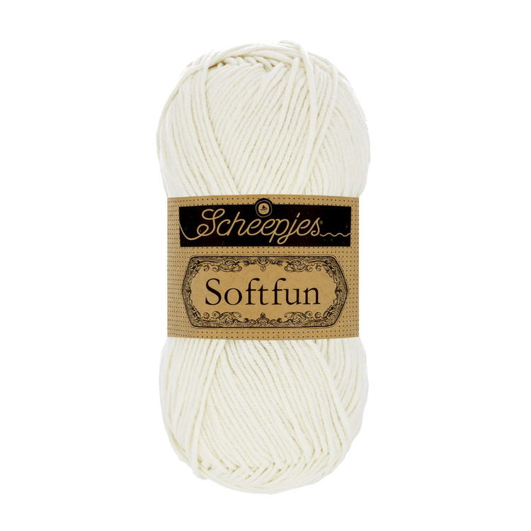 Scheepjes Softfun 2426 Lace - törtfehér fonal