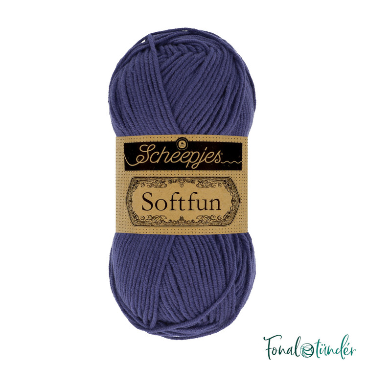 Scheepjes Softfun 2463 Purple - sötét lila fonal