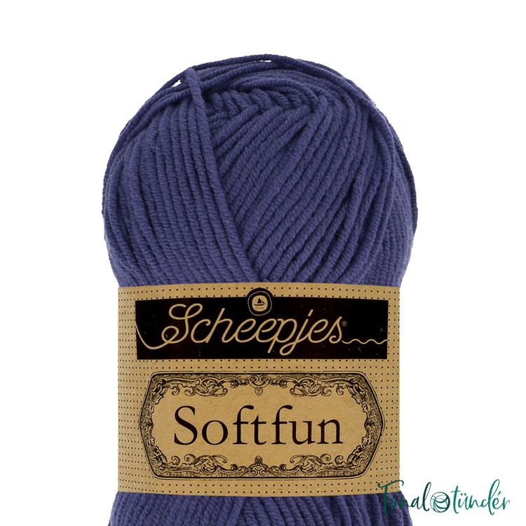 Scheepjes Softfun 2463 Purple - sötét lila fonal