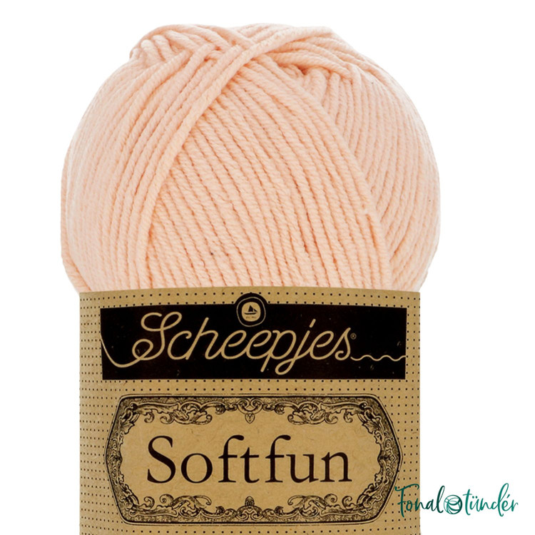 Scheepjes Softfun 2466 Peach - barackszín fonal