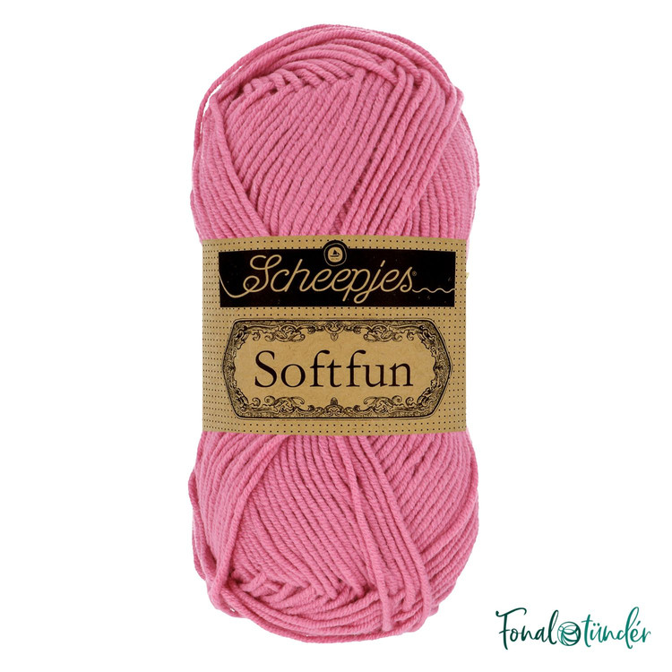 Scheepjes Softfun 2480 Pink - rózsaszín fonal