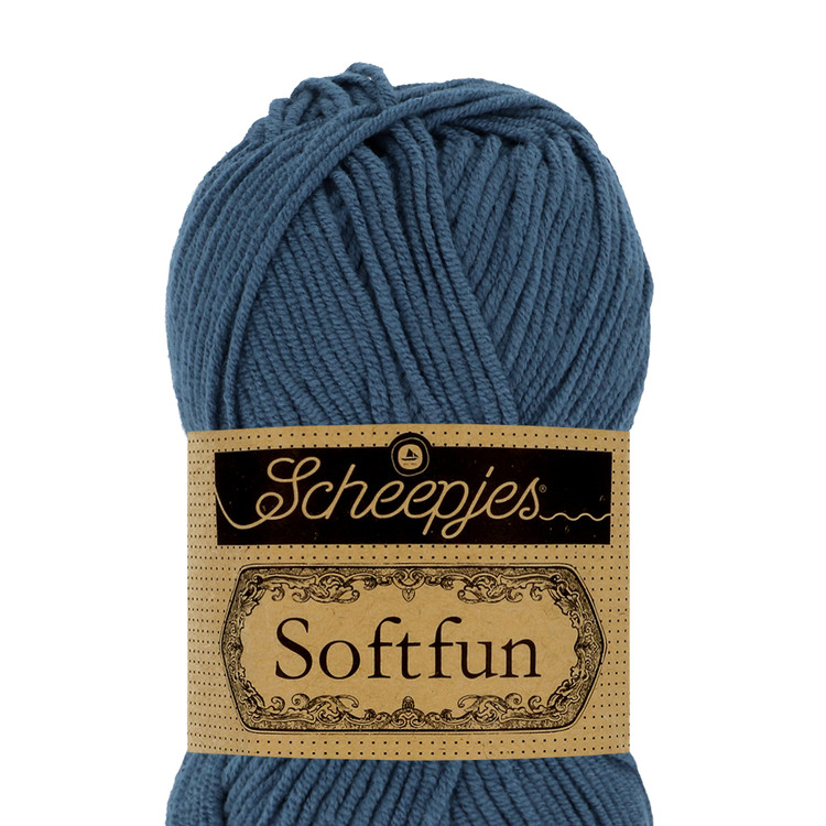 Scheepjes Softfun 2489 Denim - farmer-kék fonal