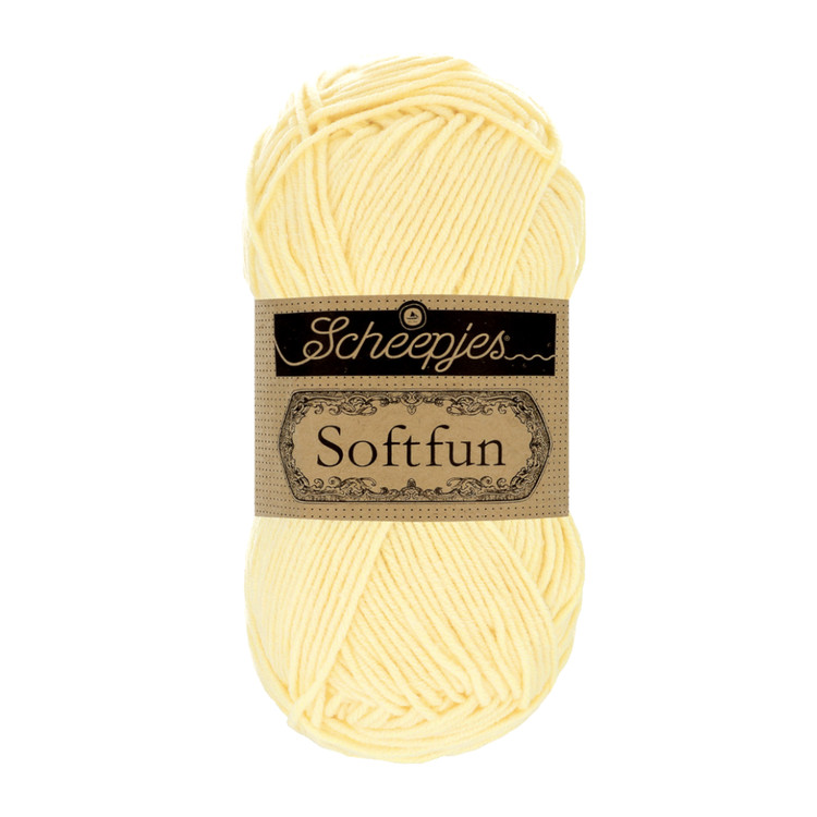Scheepjes Softfun 2496 Banana - világos sárga fonal