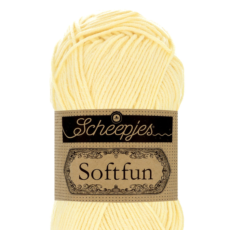 Scheepjes Softfun 2496 Banana - világos sárga fonal