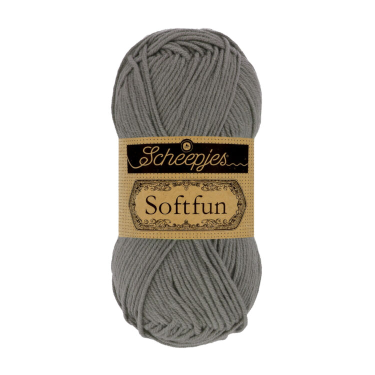 Scheepjes Softfun 2510 Dove - gray - galambszürke - pamut-akril fonal - yarn blend
