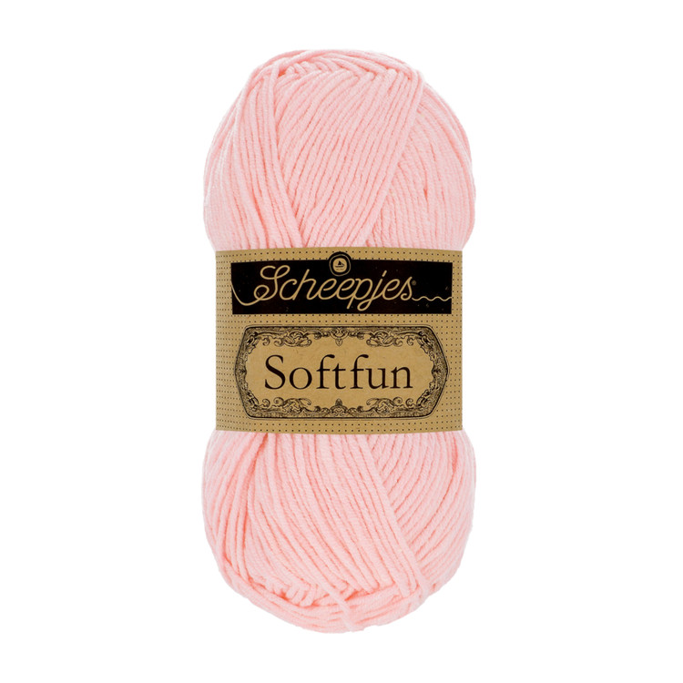 Scheepjes Softfun 2513 Light Rose - halvány rózsaszín fonal