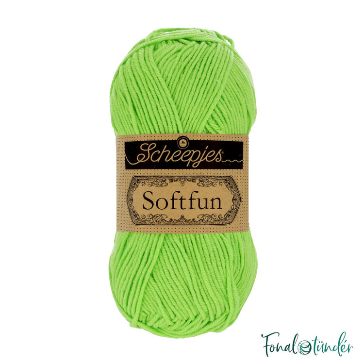 Scheepjes Softfun 2516 Apple - almazöld fonal