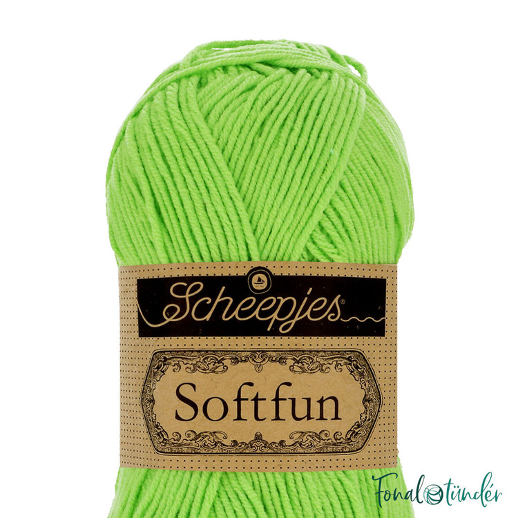 Scheepjes Softfun 2516 Apple - almazöld fonal
