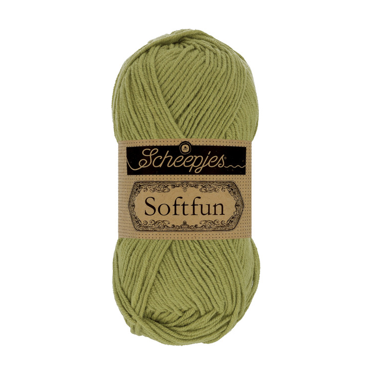 Scheepjes Softfun 2531 Olive - olívazöld fonal