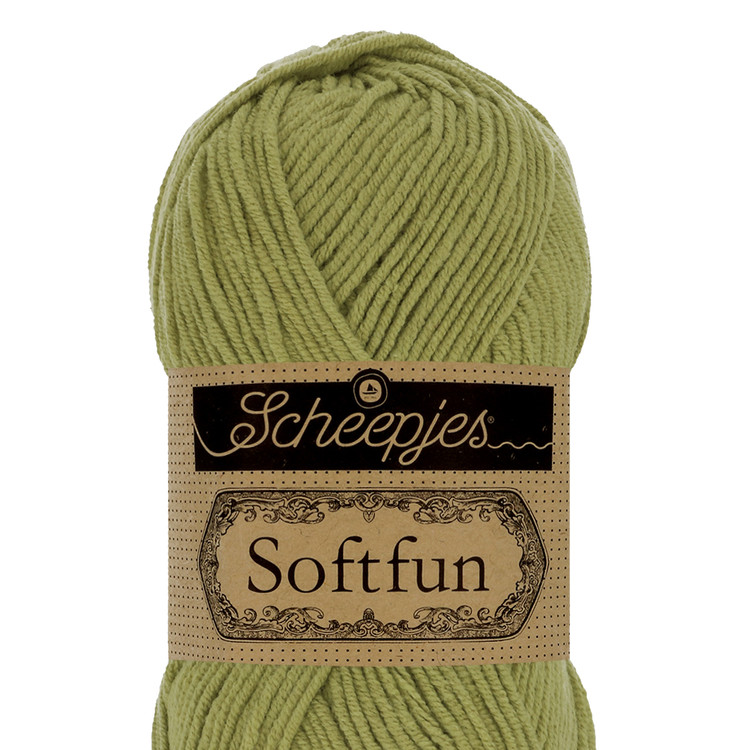 Scheepjes Softfun 2531 Olive - olívazöld fonal