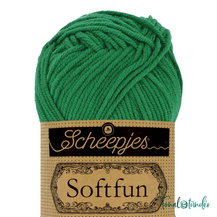 Scheepjes Softfun 2535 Forest - erdőzöld fonal