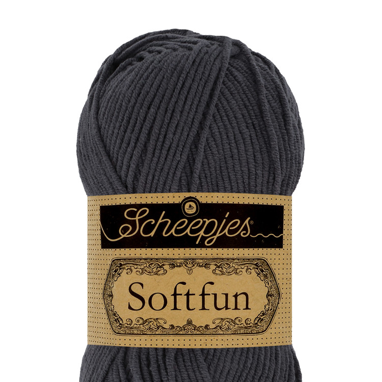 Scheepjes Softfun 2601 Graphite - grafitszürke fonal