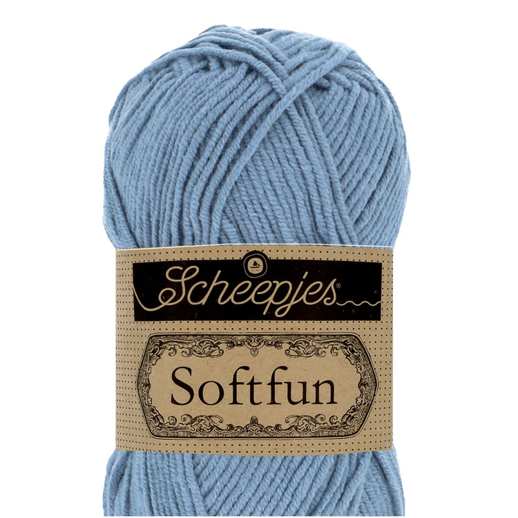 Scheepjes Softfun 2602 Slate Blue - palakék fonal Scheepjes Softfun 2602 Slate Blue - palakék fonal