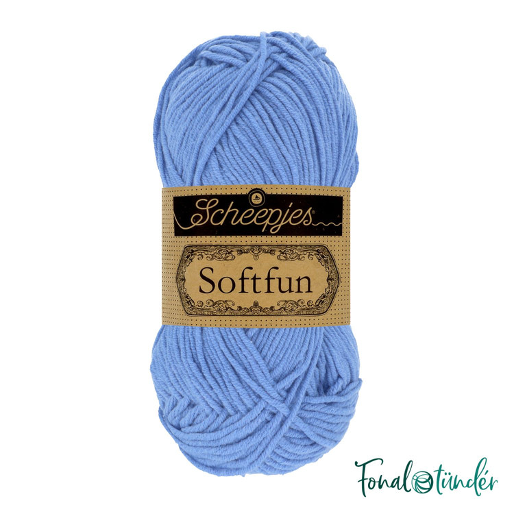 Scheepjes Softfun 2609 Iris - lilás kék fonal