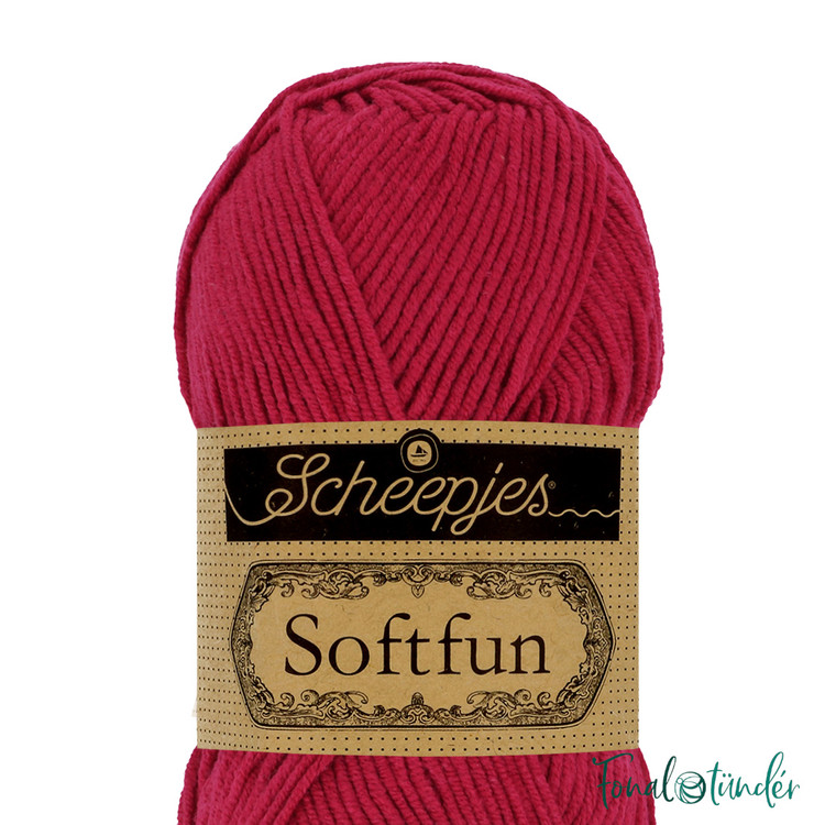 Scheepjes Softfun 2617 Jam - meggypiros fonal