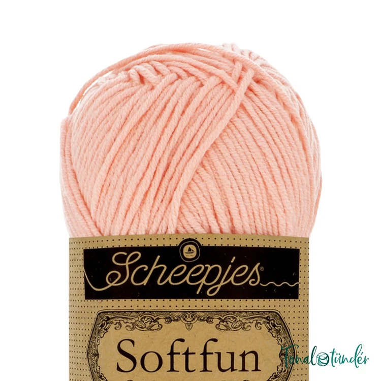 Scheepjes Softfun 2620 Starfish pink - rózsaszín - pamut-akril fonal - yarn blend