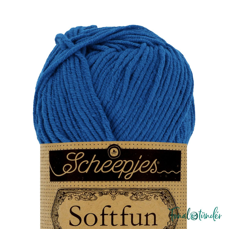 Scheepjes Softfun 2626 Cobalt - sötétkék fonal