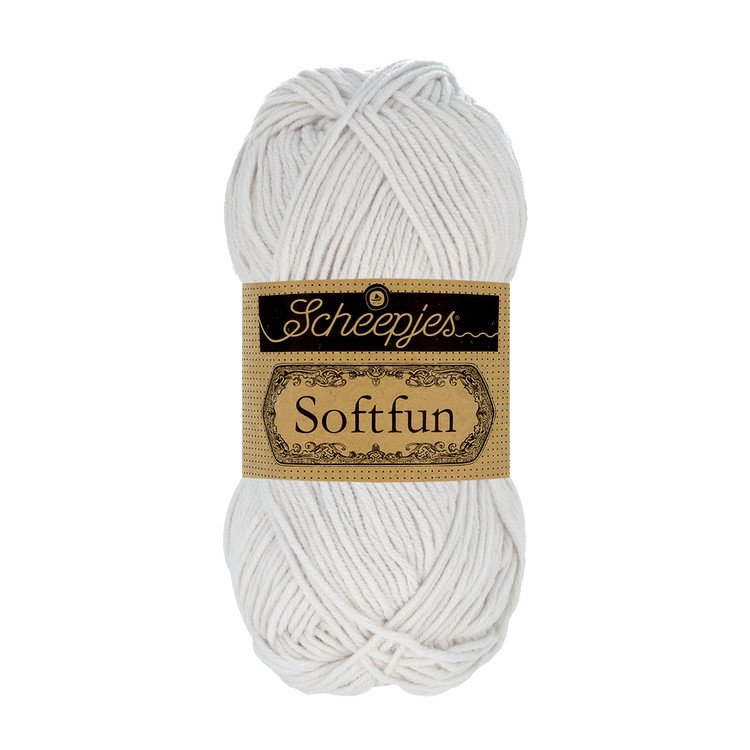 Scheepjes Softfun 2627 Mist - halvány szürke fonal