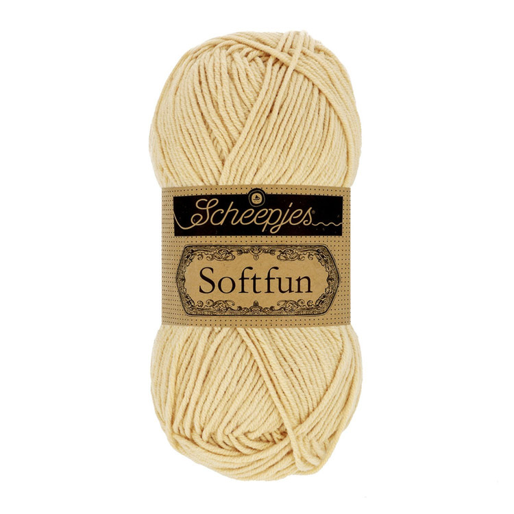 Scheepjes Softfun 2632 Tortilla - halvány drapp fonal