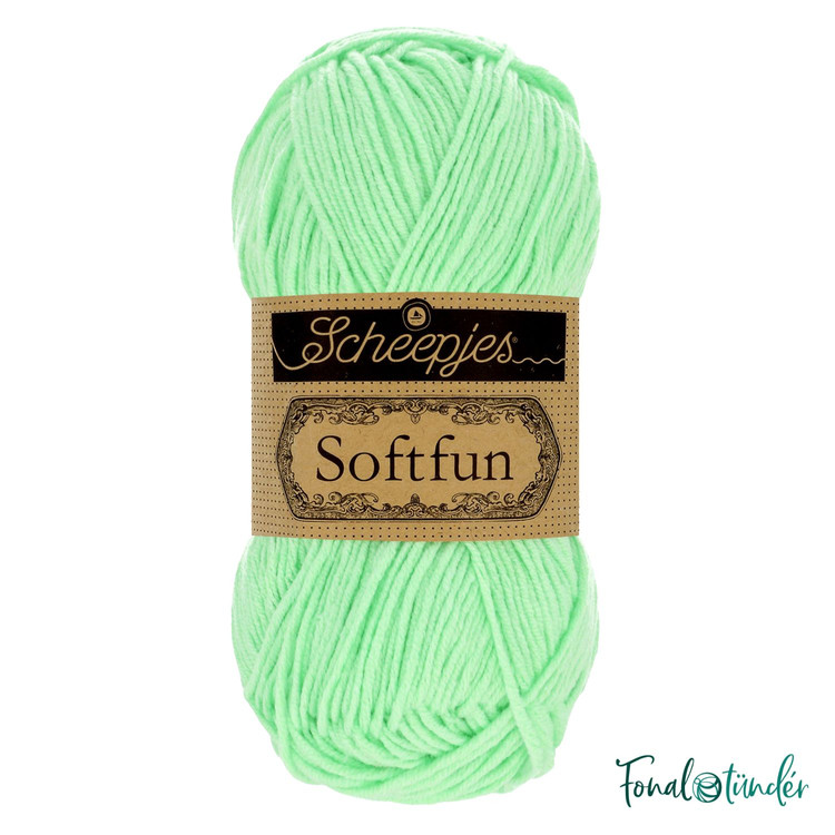 Scheepjes Softfun 2640 Mint - mentazöld fonal