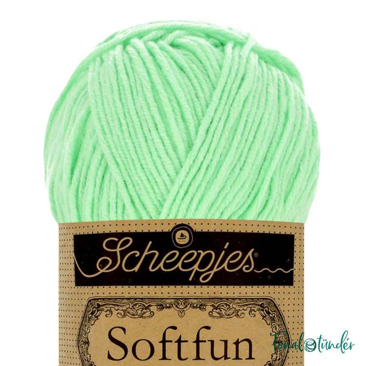 Scheepjes Softfun 2640 Mint - mentazöld fonal