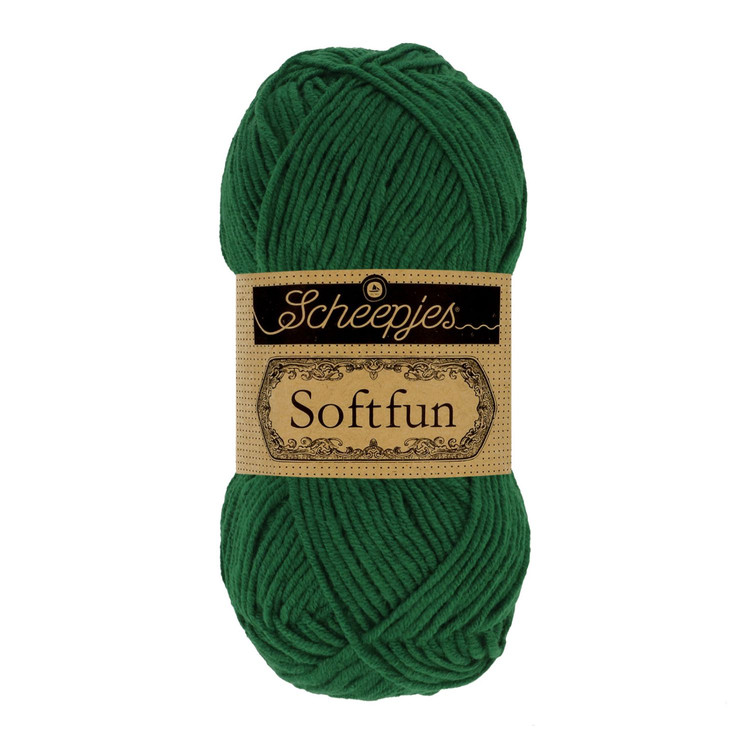 Scheepjes Softfun 2643 Pine - sötétzöld fonal