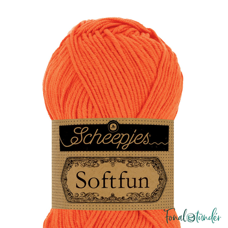 Scheepjes Softfun 2651 Pumpkin - narancssárga fonal
