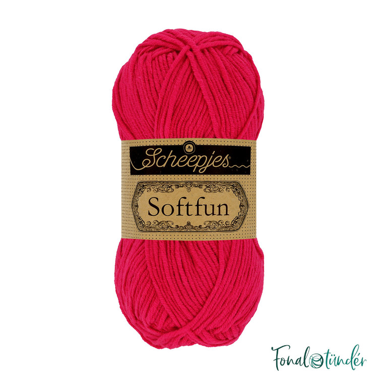 Scheepjes Softfun 2654 Magenta - élénkrózsaszín fonal Scheepjes Softfun 2654 Magenta - élénkrózsaszín fonal