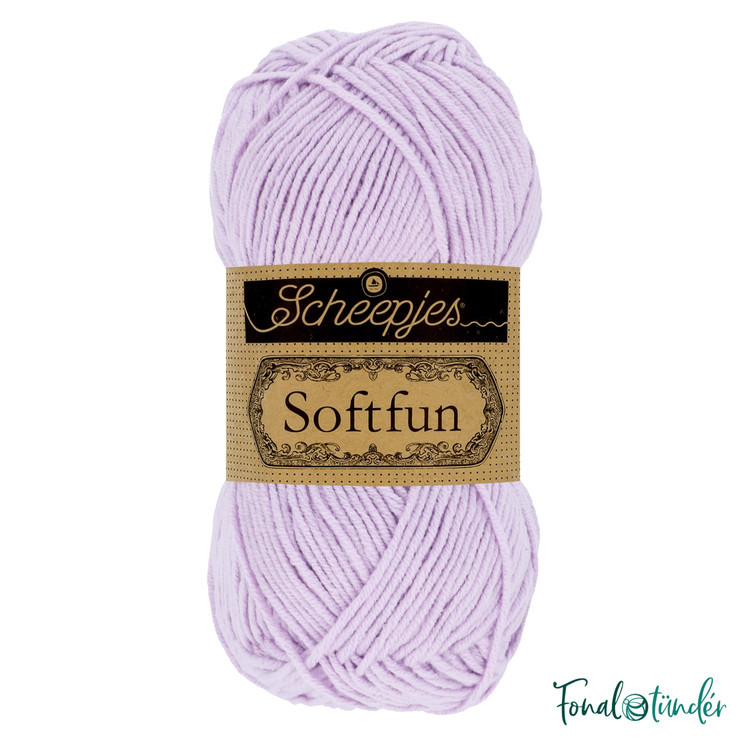 Scheepjes Softfun 2657 Orchid - halvány lila fonal