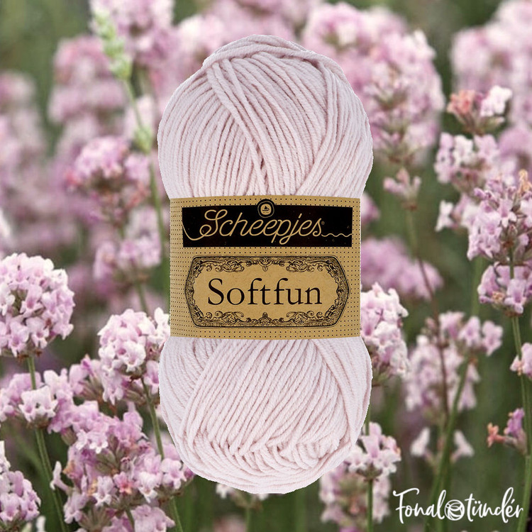 Scheepjes Softfun 2658 Lavender - halvány lila fonal