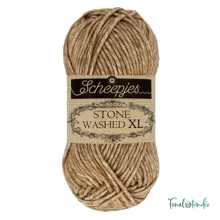 Scheepjes Stone Washed XL 844 Boulder Opal - barna fonal