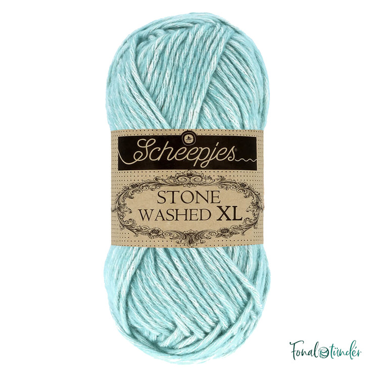 Scheepjes Stone Washed XL 853 Amazonite - világoskék fonal
