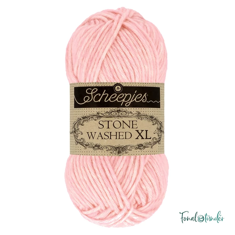 Scheepjes Stone Washed XL 860 Rose Quartz - pamut fonal - cotton yarn