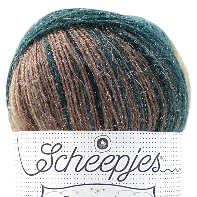 Scheepjes Stardust 662 Sagittarius - zöld-bézs csillogós mohair fonal Scheepjes Stardust 662 Sagittarius - zöld-bézs csillogós mohair fonal