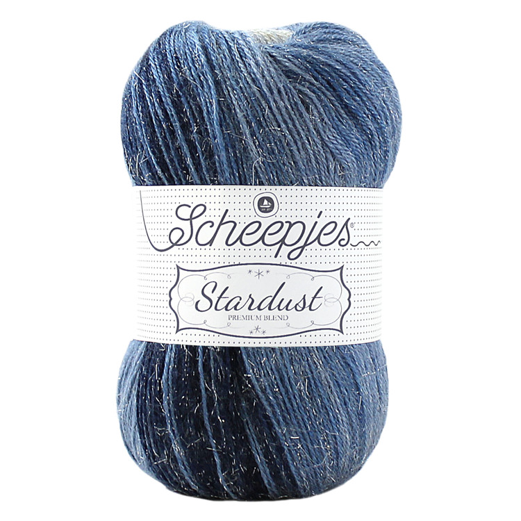 Scheepjes Stardust 663 Gemini - kék ombre csillogós mohair fonal Scheepjes Stardust 663 Gemini - kék ombre csillogós mohair fonal