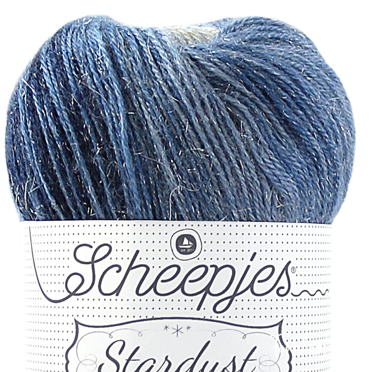 Scheepjes Stardust 663 Gemini - kék ombre csillogós mohair fonal Scheepjes Stardust 663 Gemini - kék ombre csillogós mohair fonal
