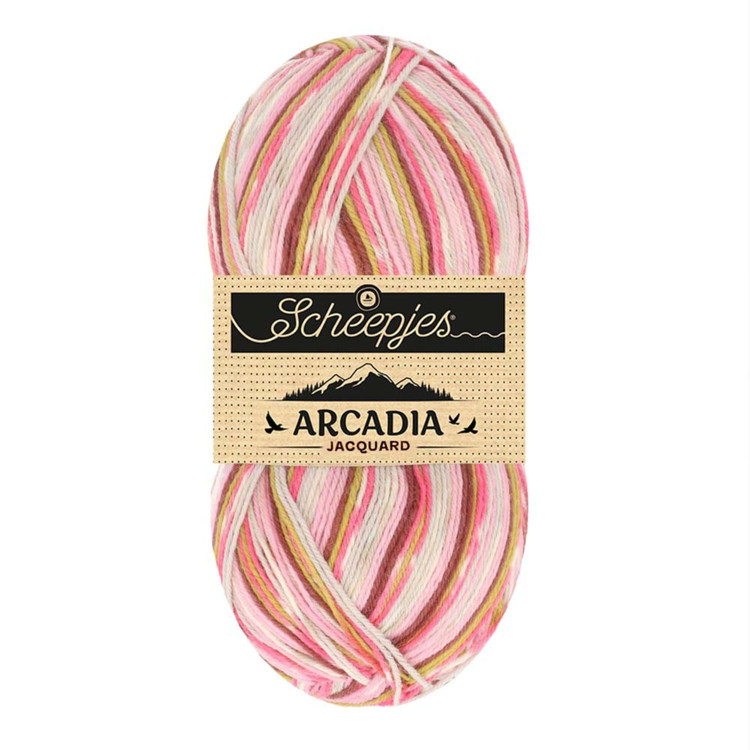 Scheepjes Arcadia Jacquard - 1002 Wildfern - mintás zoknifonal