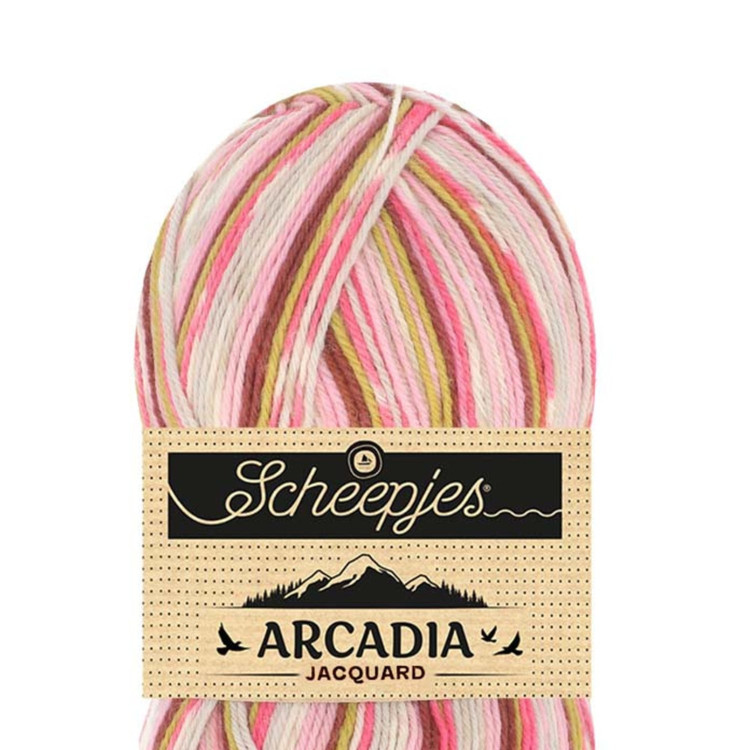 Scheepjes Arcadia Jacquard - 1002 Wildfern - mintás zoknifonal