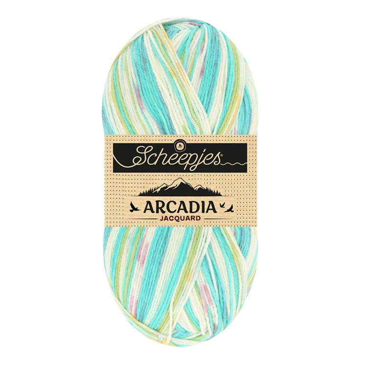 Scheepjes Arcadia Jacquard - 1003 Seastone - mintás zoknifonal