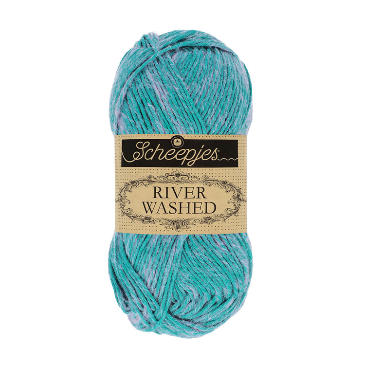 Scheepjes River Washed 950 Wheaton - rózsaszín-kék fonal
