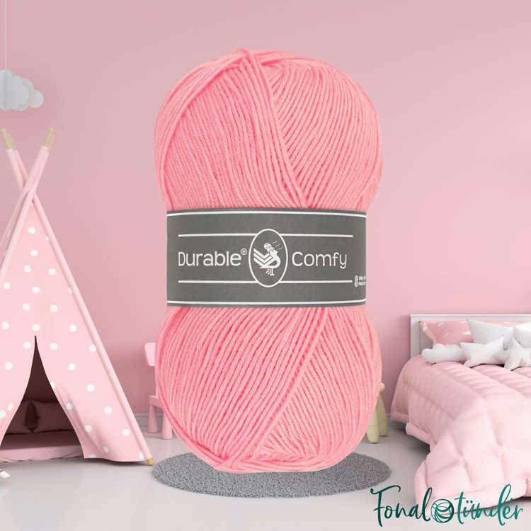 Durable Comfy 203 Light Pink - világos rózsaszín akril fonal