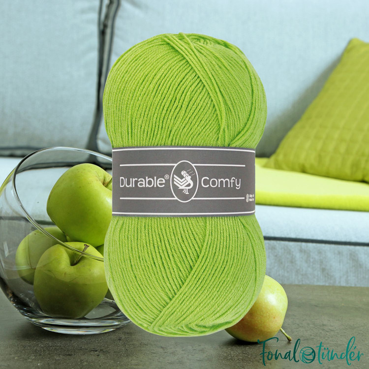 Durable Comfy 2155 Apple Green - zöld akril fonal