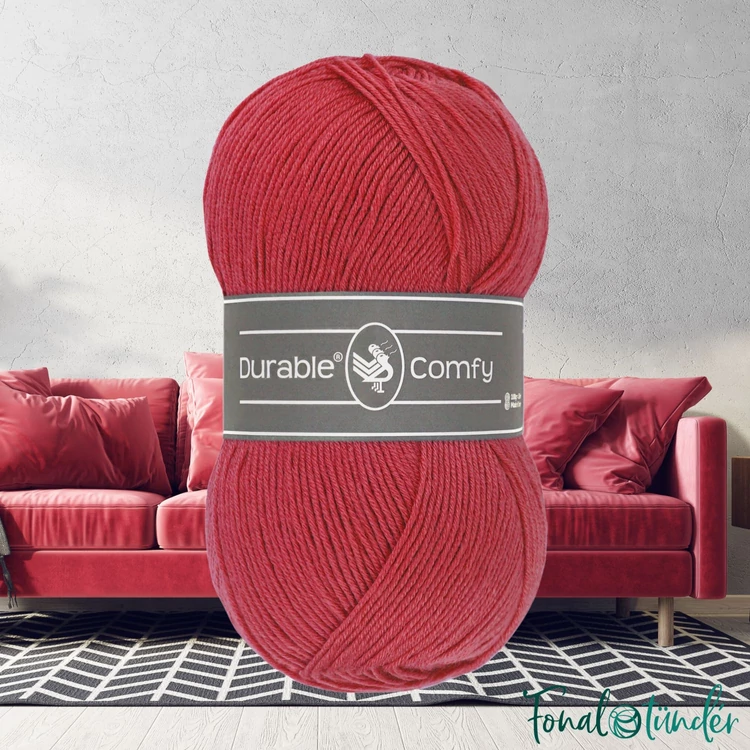 Durable Comfy 2207 Ginger - sötét narancssárga mikroszálas akril fonal - acrylic yarn