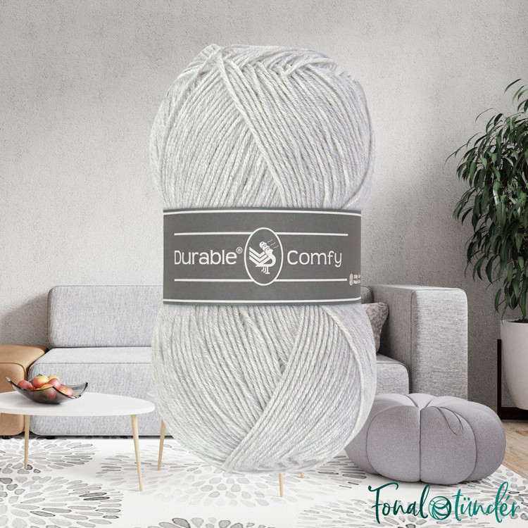 Durable Comfy 2228 Silver Gray - ezüst szürke akril fonal